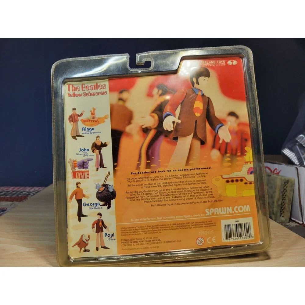2004  Mcfarlane Toys The Beatles Yellow Submarine Paul